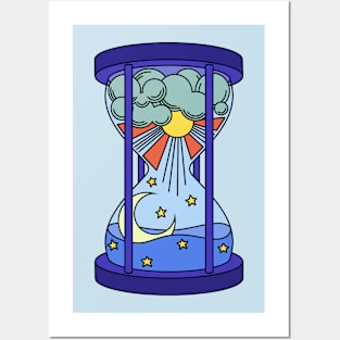 Celestial Hourglass Posters and Art